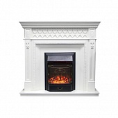 Каминокомплект Royal Flame Alexandria (белый дуб)+Majestic FX Black