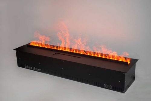 Электроочаг Schönes Feuer 3D FireLine 1000 со стальной крышкой в Кирове