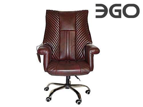Офисное массажное кресло EGO PRESIDENT EG1005 Комбинированная кожа стандарт