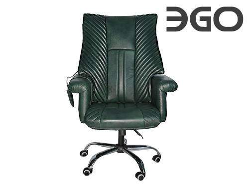 Офисное массажное кресло EGO PRESIDENT EG1005 Комбинированная кожа стандарт